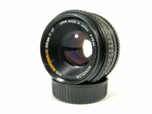 Minolta 50mm F/1.7 Rokkor X MD Mount Manual Focus Lens
