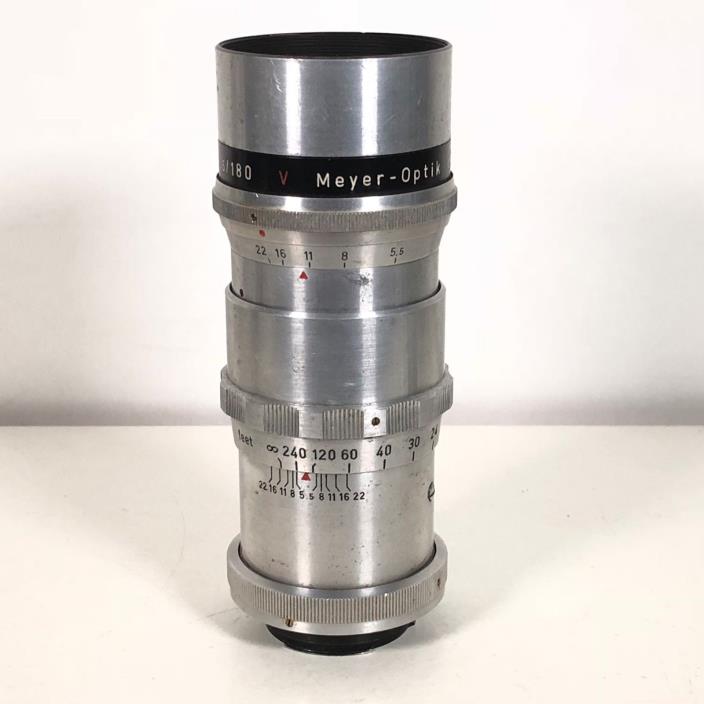 Meyer-Optik Gorlitz Telemegor f 5.5 180mm Lens Exakta Mount #1269218