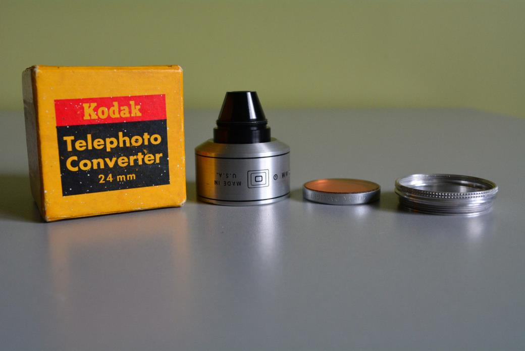 Kodak Telephoto Converter 24mm with Filter for Type A color Films No 85 Series 5