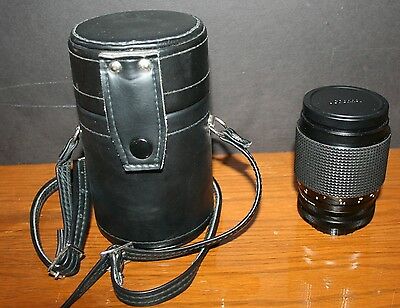Vintage JCPenney Multi-Coated Optics Telephoto Lens & Case 135mm 1:2.8f MINT