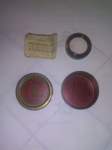 Vintage Eastman Kodak #8 Portrait Attachment Lens w/Tin Case