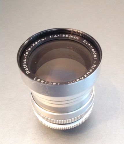 Vintage Schneider-Kreuznach Retina-Tele-Xenar f:4/135 mm Camera Lens With Case