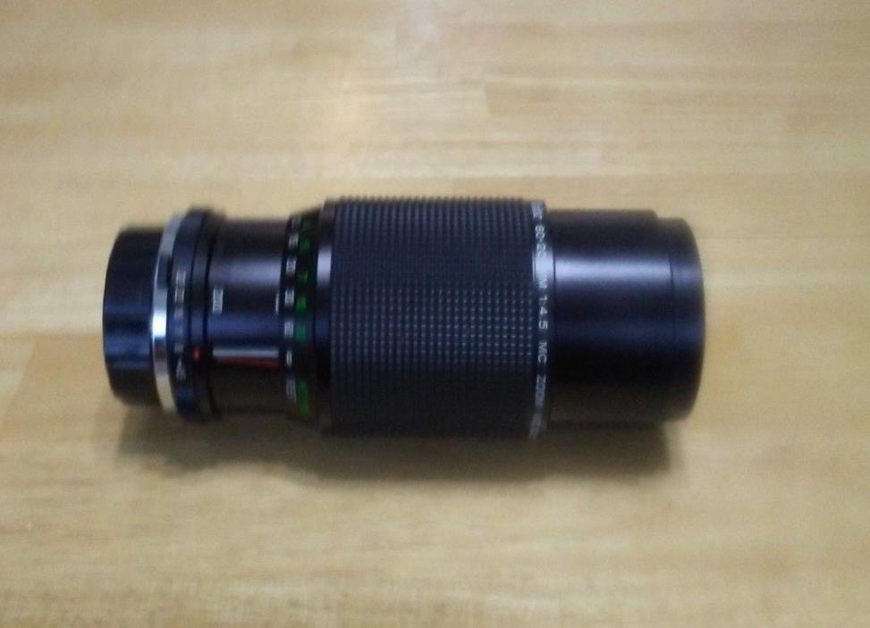 VIVITAR 80-200MM 1:4.5 MC ZOOM 58MM LENS FOR OLYMPUS OM CAMERA