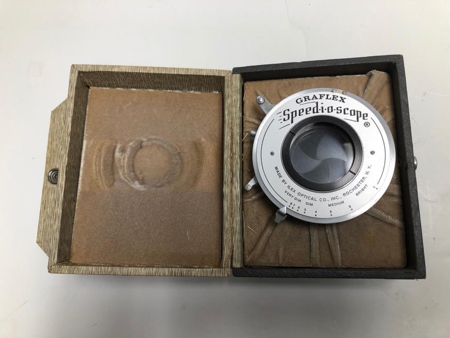 Vintage Graflex Speed-i-o-scope Lens Aperture System