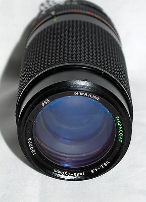 Spiratone Pluracoat Zoom Photo Lens 1:3.5-4.5  f=55-220mm ~ FREE Shipping USA