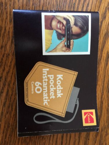 OEM Kodak Pocket Instamatic 60 Camera Instruction Operating Manual Guide Book