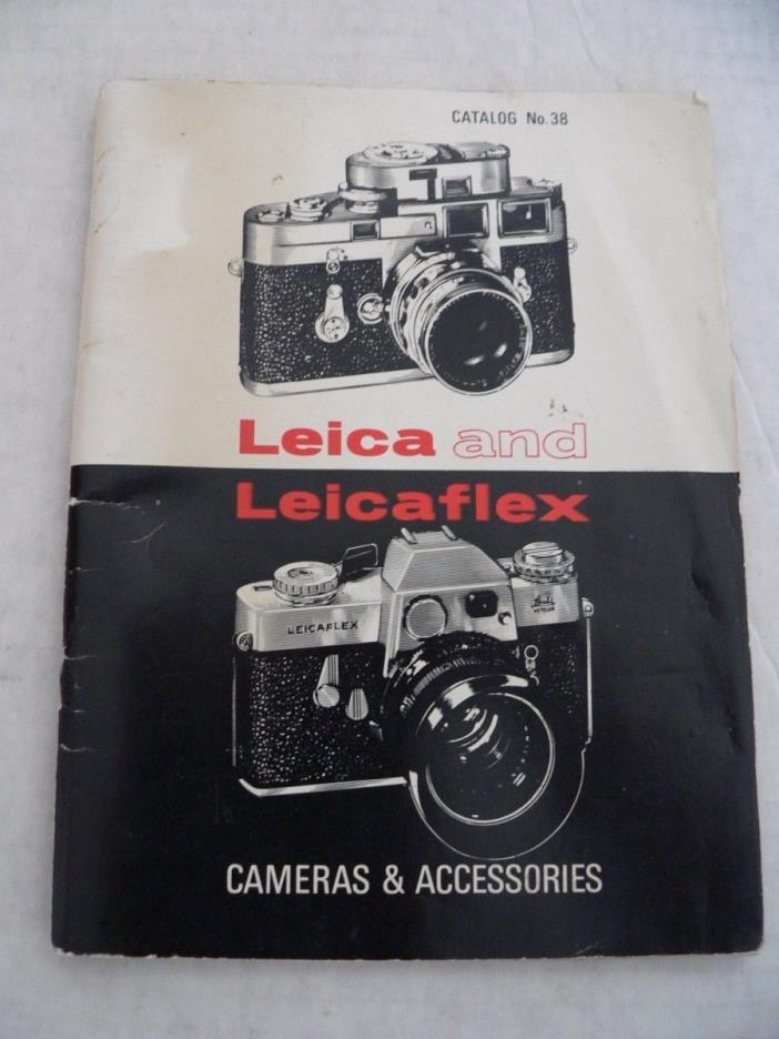 Leica Product Catalog No. 38, 1965 from Reeds Camera Store in Pasadena CA