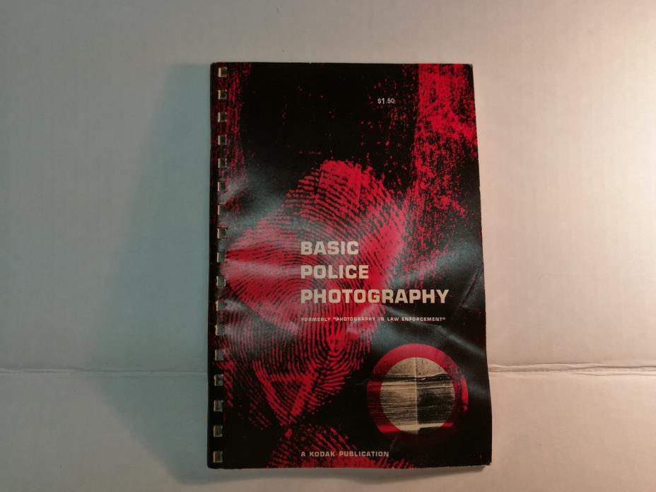 Basic Police Photography Book Eastman Kodak 1964
