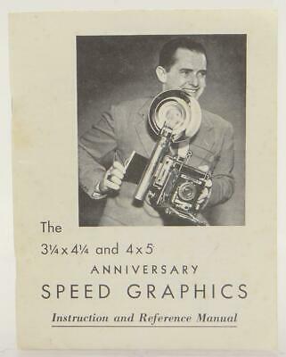 Graflex Anniversary Speed Graphics Camera Instruction Book Reference Manual