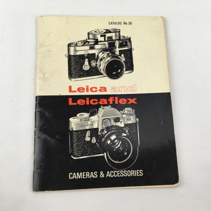 Leica & Leicaflex Catalog No. 38 Cameras & Accessories 1965