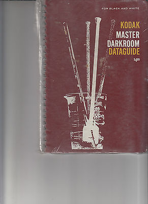 Vintage 1970 Kodak Master Darkroom Dataguide booklet