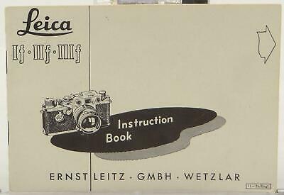 Ernst Leitz Leica Camera Catalog Instruction Book If IIf IIIf Handbook Manual