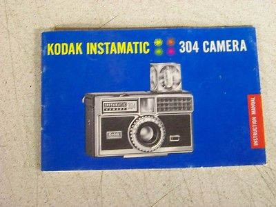 Kodak Instamatic 304 Camera Instruction Manual owner guide 1966 ?