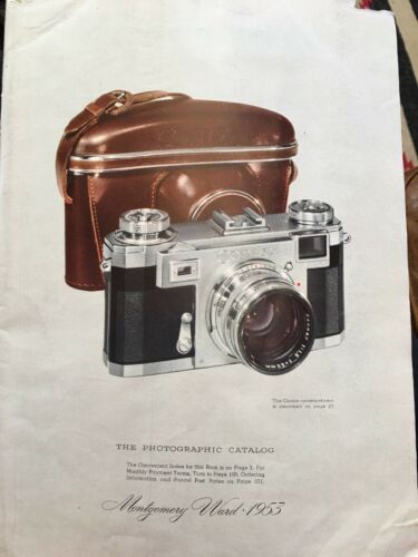 1953 Montgomery Ward Photographic Catalog 103 Pages