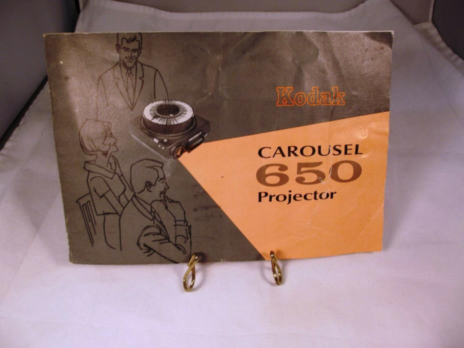 Manual for Kodak 650 Carousel Slide Projector
