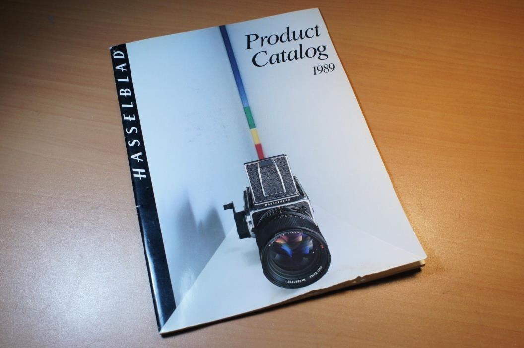 Hasselblad Product Catalog 1989 Sales Brochure Book English USED