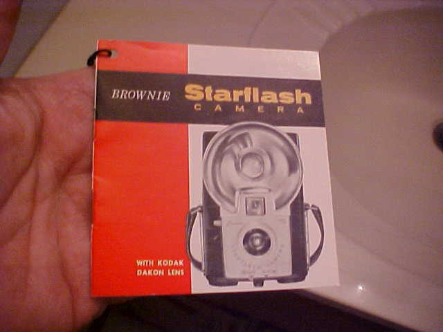 1957 Kodak Brownie Starflash Camera Owners Manual  Instruction Booklet Ex-MT
