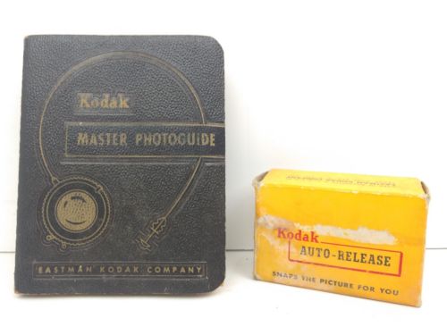 KODAK Auto Release Timer & Master Photoguide Vintage Lot Eastman Photography Vtg