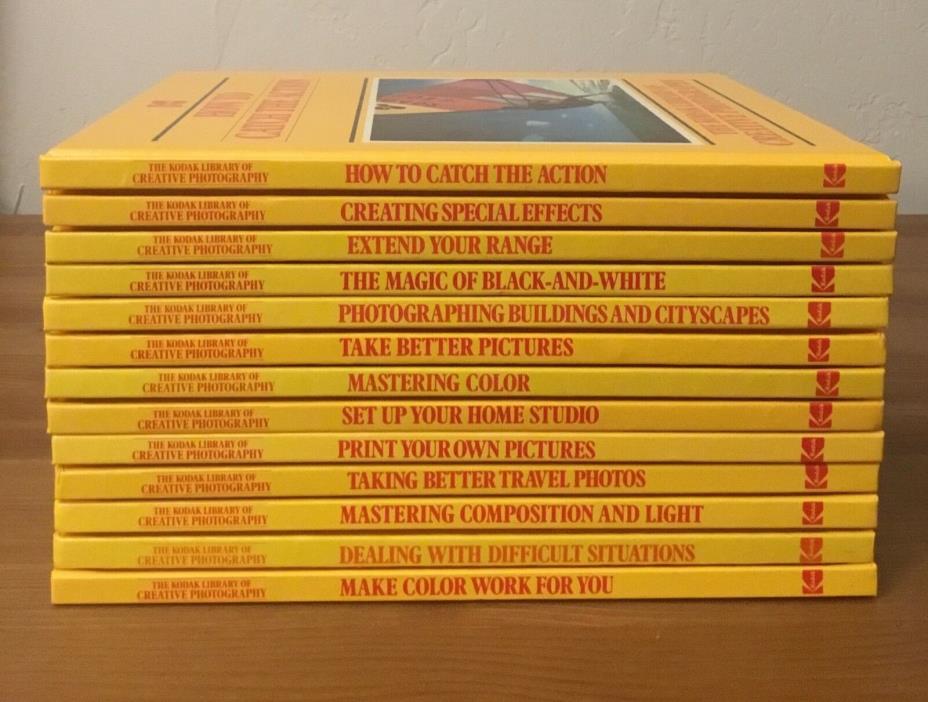 The Kodak Library Of Creative Photography 13 Book Lot
