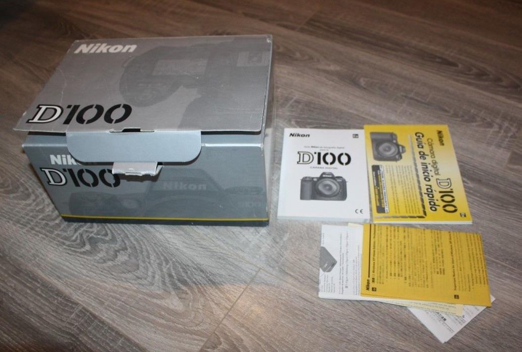 Nikon Empty Box for D100  Camera Body with Manual