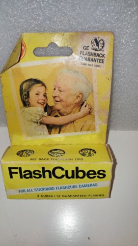 3 GE FlashCubes Flash Cubes12 Flashes