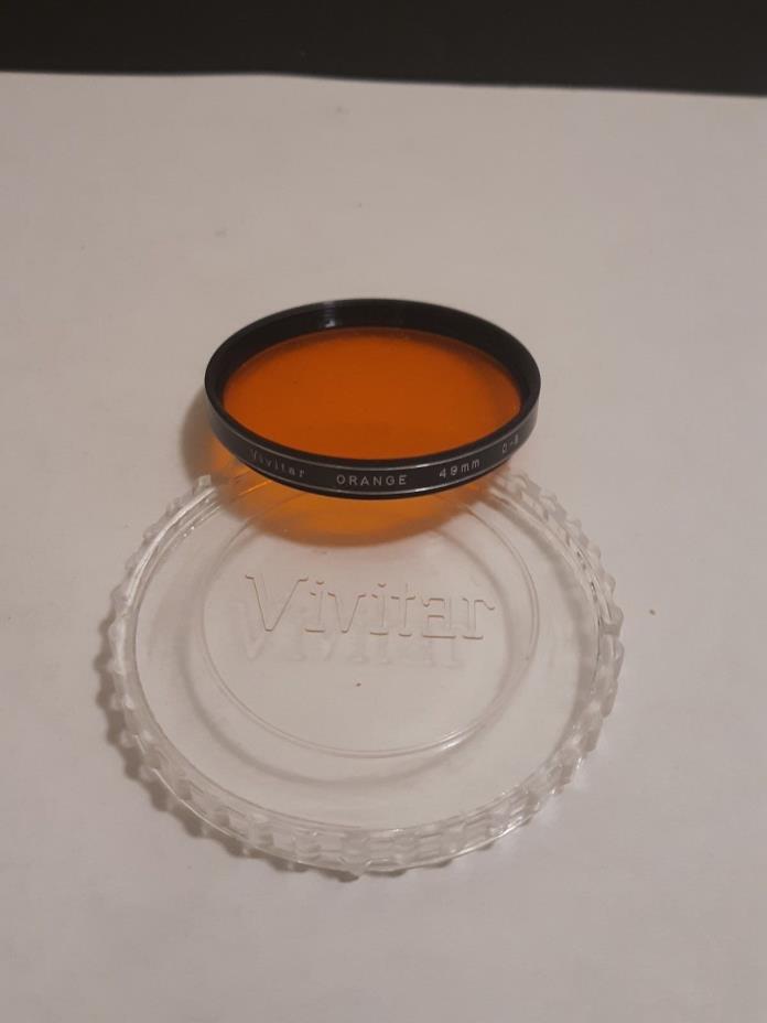 vivitar filter 49mm orange
