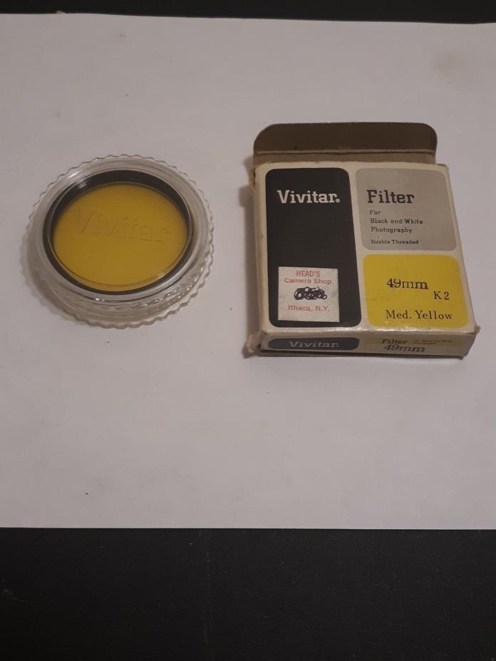 vivitar filter 49mm Yellow