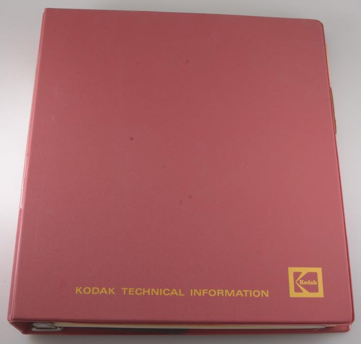 Kodak Technical Info Binder Color Printing Book Negative & Slides Booklets