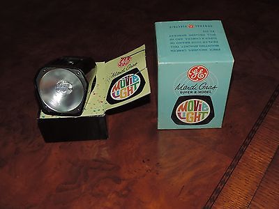 Vintage GE Movie Light Super 8 Model Tested & Works (g461)