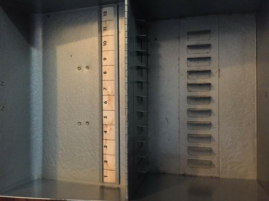 Vintage Metal Storage case/box  for 8mm film reels holds 12