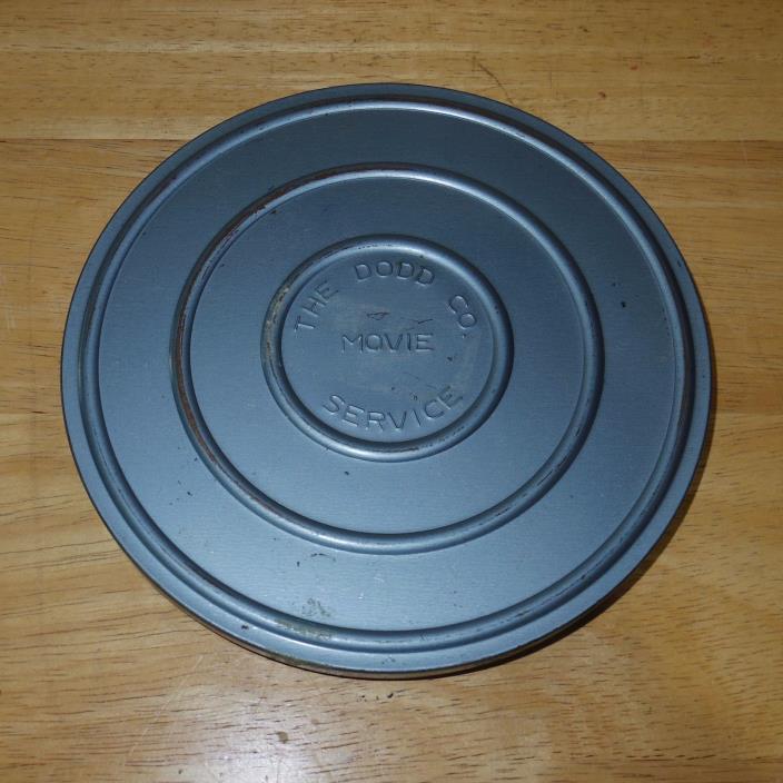Vintage 8mm Movie Reel Tin Case Blue 7