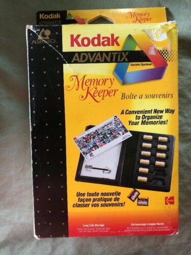 Kodak Advantix Memory Keeper Long Life Storage Book Stores 12 Camera Rolls