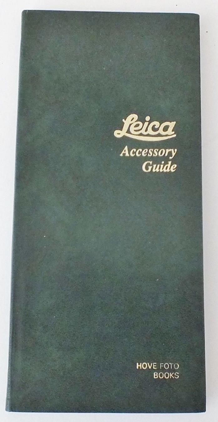 LEICA ACCESSORY GUIDE – Every Accessory Listed! Invaluable Reference Book
