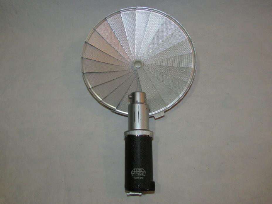 E. Leitz Wetzlar Folding Fan Flash Attachment Synchronblitzer Handle Leica