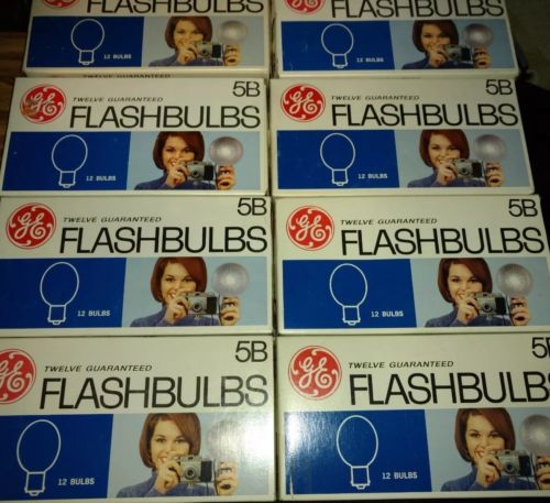 Lot of 96 Flash Bulbs #5B 5B Focal New Old Stock  Vintage 8 boxes