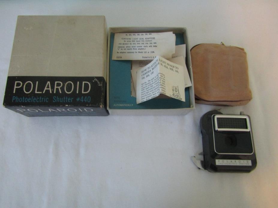 Polaroid Photoelectric Shutter #440 Original Box w/Case