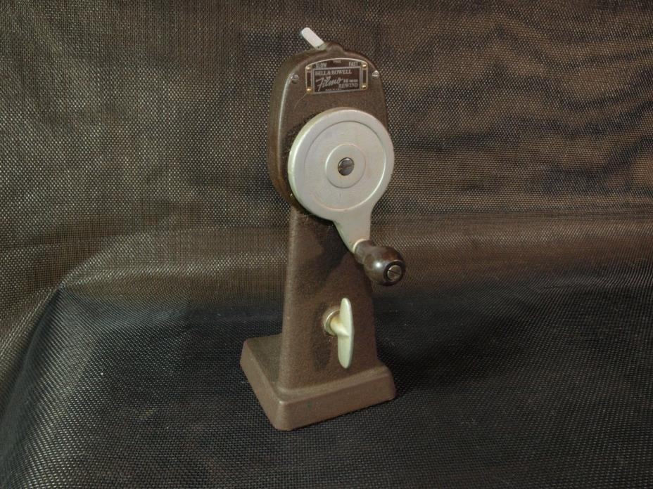 Vintage BELL & HOWELL FILMO 16mm REWIND Two Speed + Free