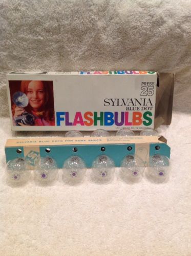 Sylvania Blue Dot Flash Bulbs - Set Of 10