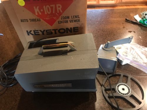 Vintage Keystone K-107 Automatic Movie Projector - Working Great New Bulb