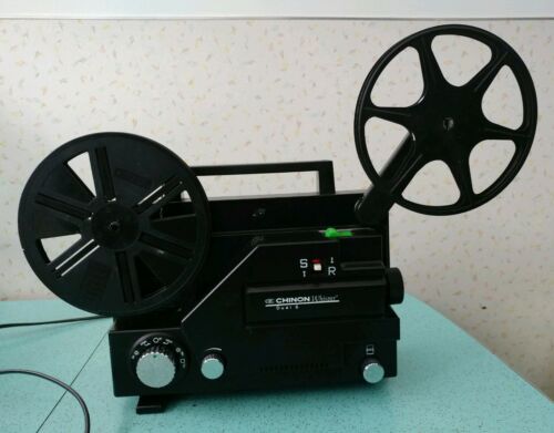 Vintage Chinon Whisper Dual 8 Projector for Parts or Repair