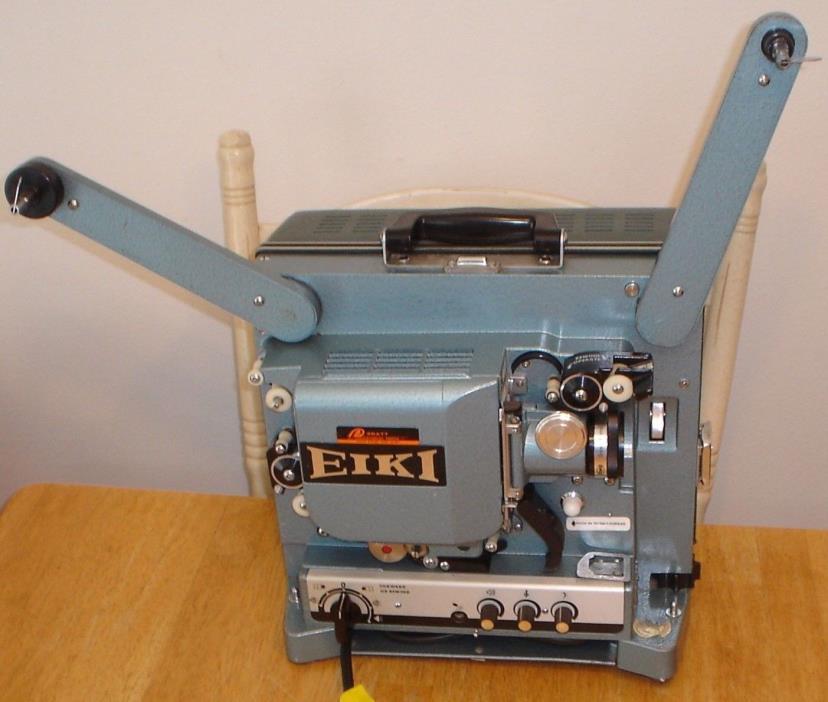 Vintage EIKI Model RT-0 16mm Film Sound Movie Projector - Needs Forward Arm Belt