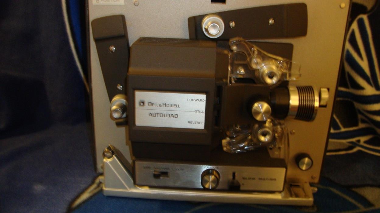 Bell & Howell Super 8 Movie Film Projector 462A Slow Motion w/Reel 462-A Vintage