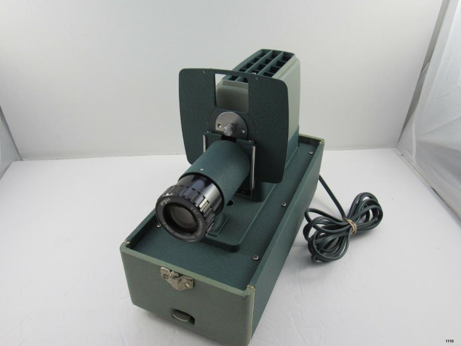 Vintage ARGUS 300 Automatic Slide Projector in carrying case : Working