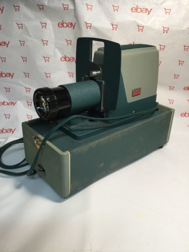 Vintage Argus 300 Slide Projector + Case 1950s-1960s Works!