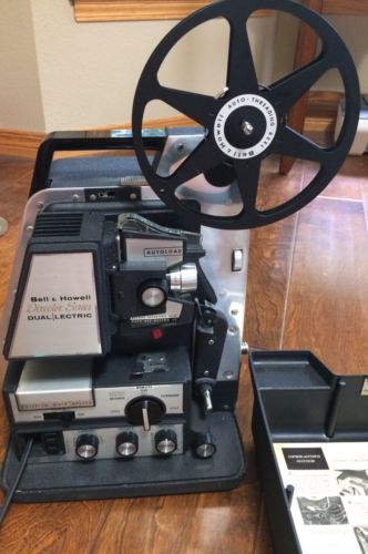 Bell & Howell Director Series 465  Dual Letric 8mm Projector w/ remote in case