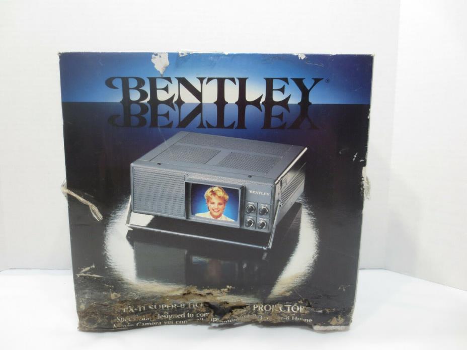 NEW Bentley BX-11 Super 8 Home Movie Projector in Damaged Box