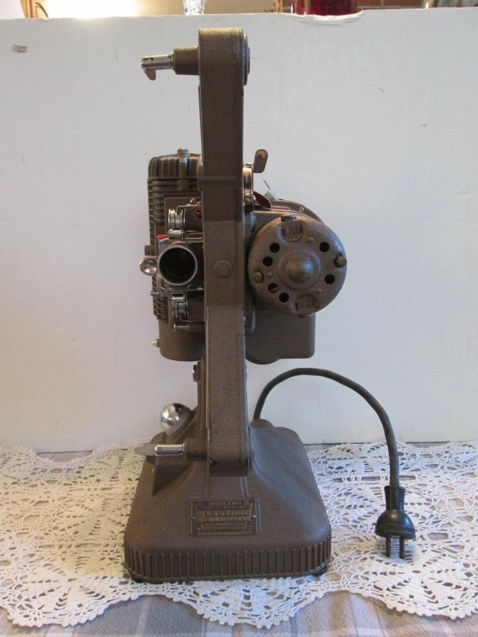Wicked Nice and Working Vintage Keystone Model K-108 8mm Projector w/Case