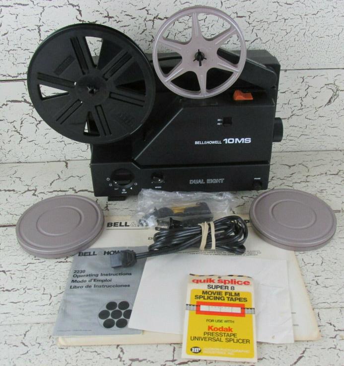 Bell & Howell Mamiya Dual 8 Motion Picture Projector 8mm & Super 8 10MS Vintage