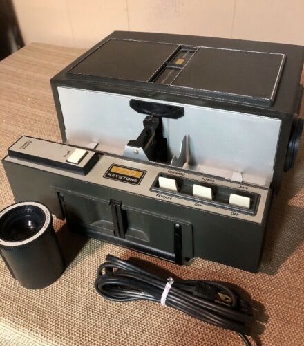 Keystone Slide Projector Model 770 With Extra Bausch & Lomb Lens