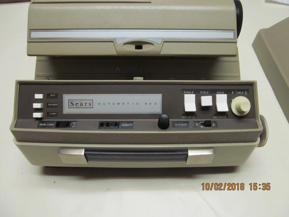 Sears Tower Automatic 500 Slide Projector # 9865